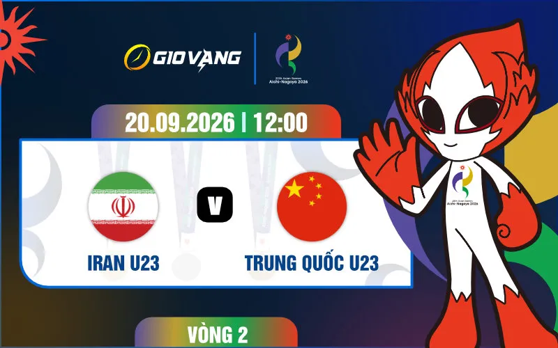 Soi kèo U23 Iran vs U23 Trung Quốc 12h00 ngày 20/9/2026 – ASIAD 2026