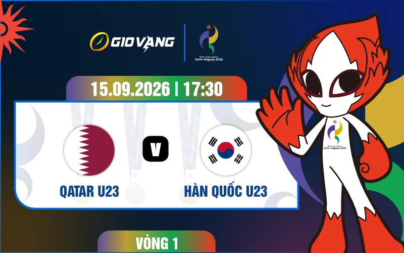 Soi kèo U23 Qatar vs U23 Hàn Quốc 17h30 ngày 15/9/2026 – ASIAD 2026
